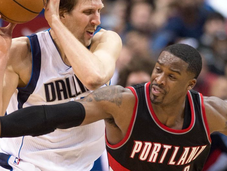 Mar 23 NBA Action: Dallas Mavericks @ Portland Trail Blazers