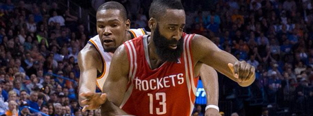 Apr 3 NBA Action: Oklahoma City Thunder  @ Houston Rockets Pair Bet