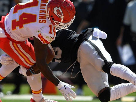 2019 NFL Week 13: Okaland Raiders @ Kansas City Chiefs