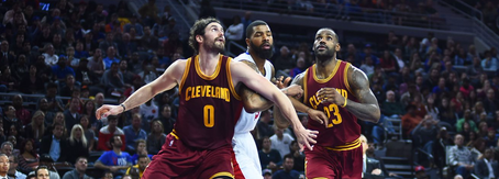 Rd 1 NBA Playoff Action: Detroit Pistons @ Cleveland Cavaliers