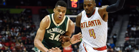January 15 NBA Action: Milwaukee Bucks @ Atlanta Hawks