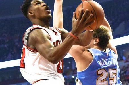 November 22 NBA Action: Chicago Bulls @ Denver Nuggets