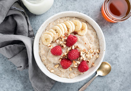 Haferflocken mit Obst