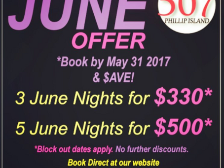 June Offer ends May 31st! Book Now!
