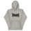 Thumbnail: NERVOSA Unisex Hoodie Gray and White