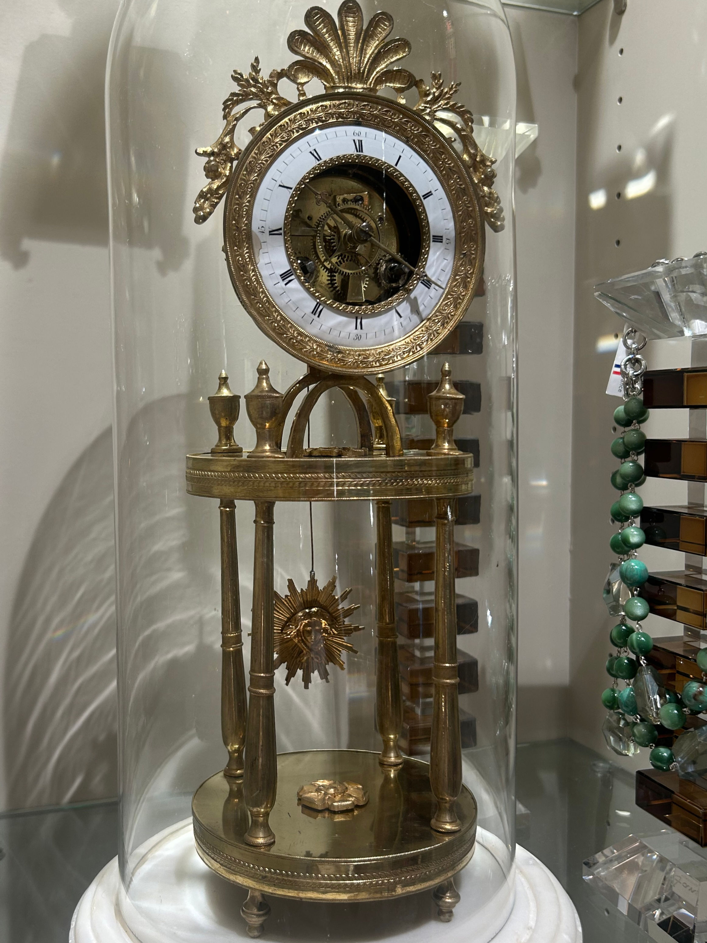 Pendule Squelette Napoléon 3