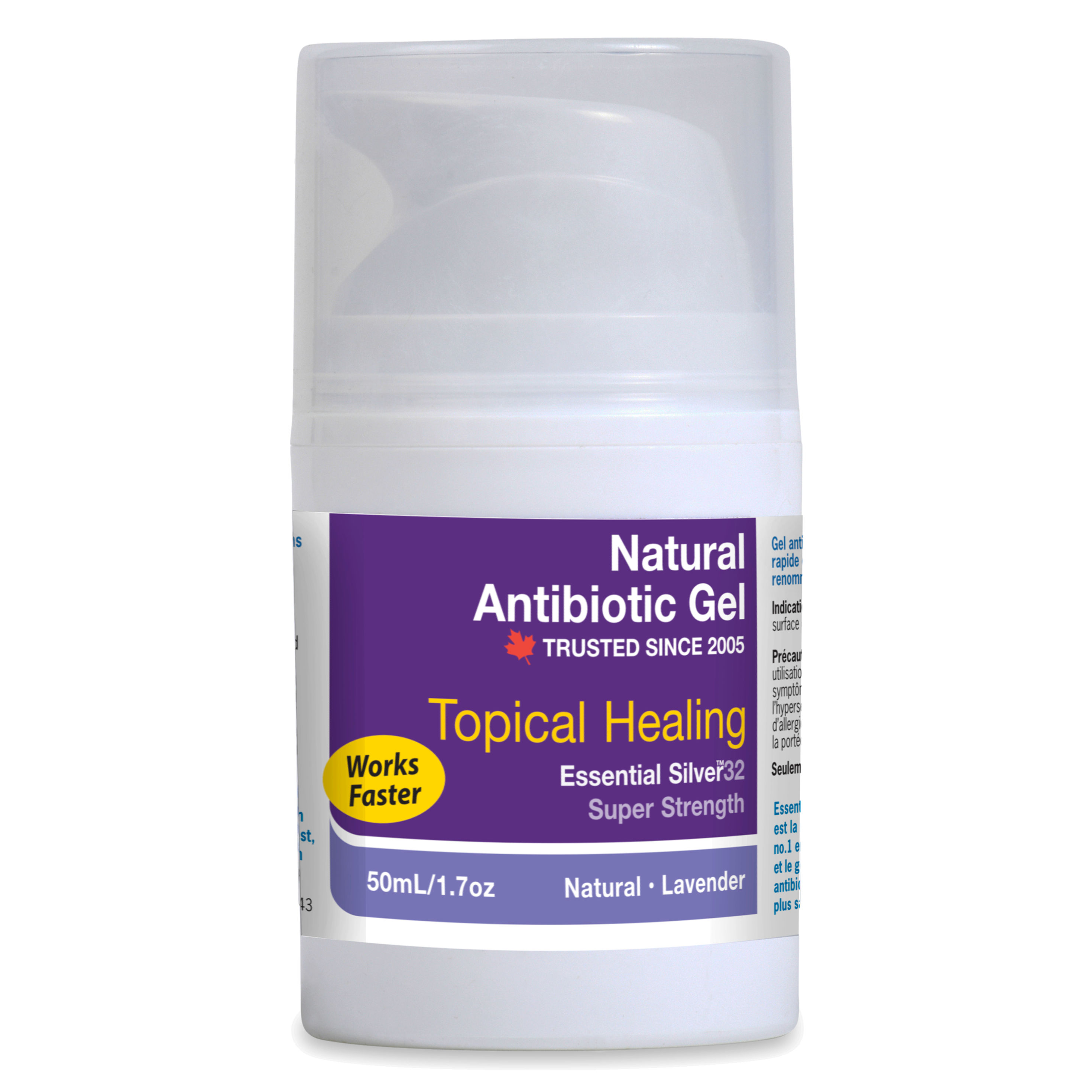 Essential Silver™ Super Strength Natural Antibiotic Gel 32ppm with Lavender