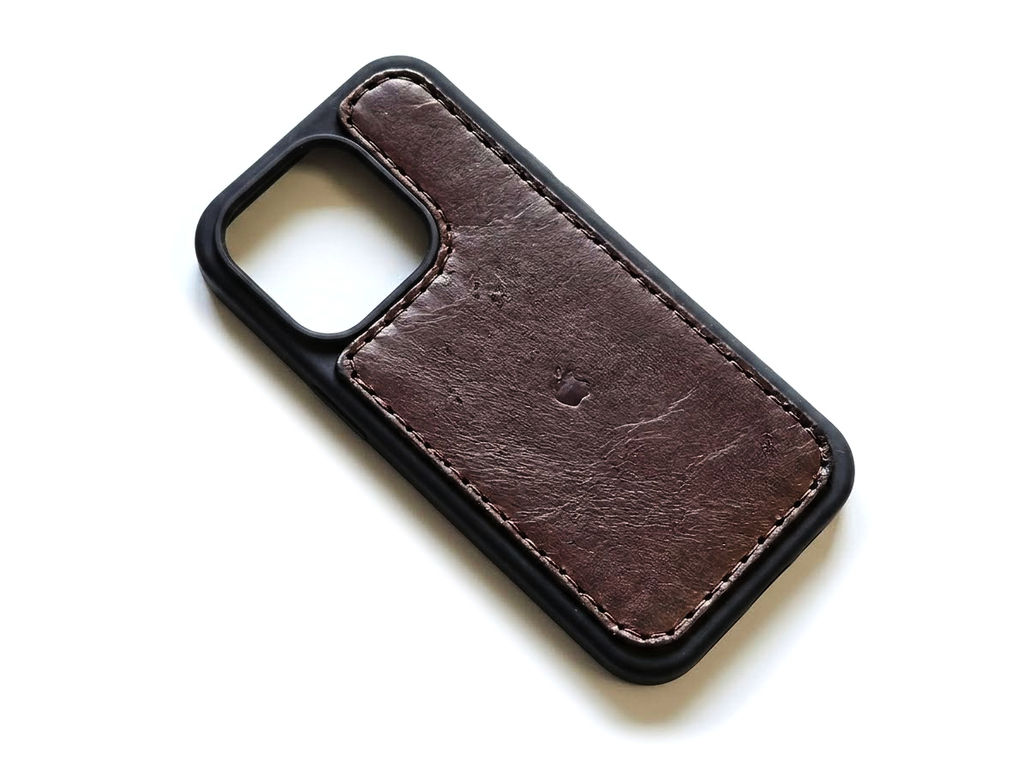 Capa/Capinha de Couro Legítimo Carteira cartão para iPhone