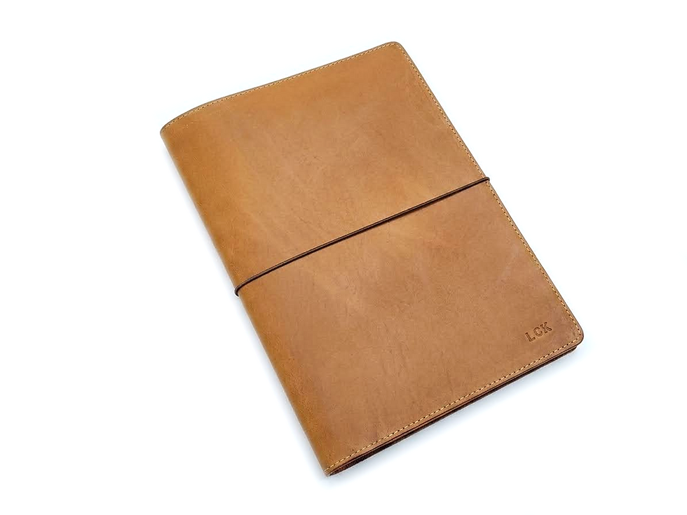 Miniatura: Capa de Couro tipo pasta para papel tamanho A4