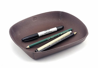 Organizador de mesa em couro (Médio)