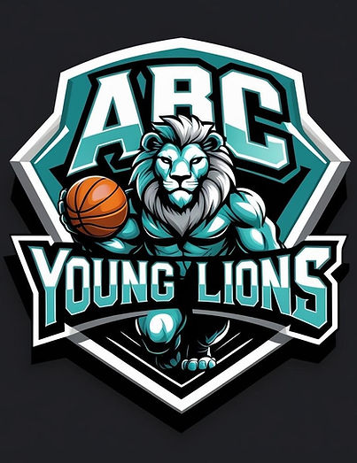 ABC Young Lions Emblem - Teal, Black, and Silver.png