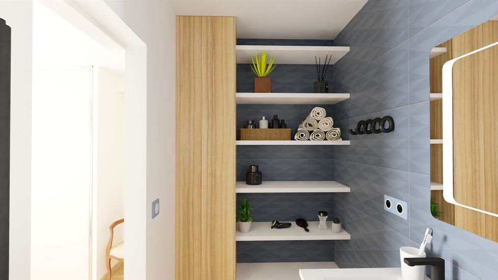 Chambre parentale, végétal, vert, matières naturelle, bois, parquet