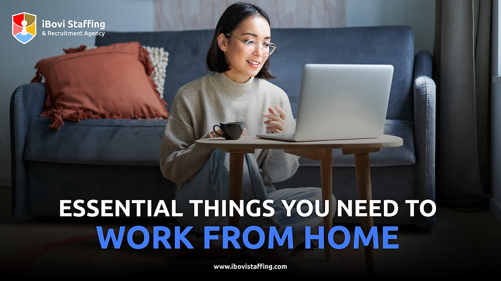 essential things you need to work from home