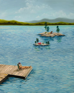 벗어나지 못한 풍경_61 x 76cm_oil on canvas_2024