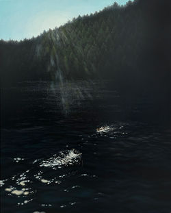 푸른날에_61 x 76cm_oil on canvas_ 2025