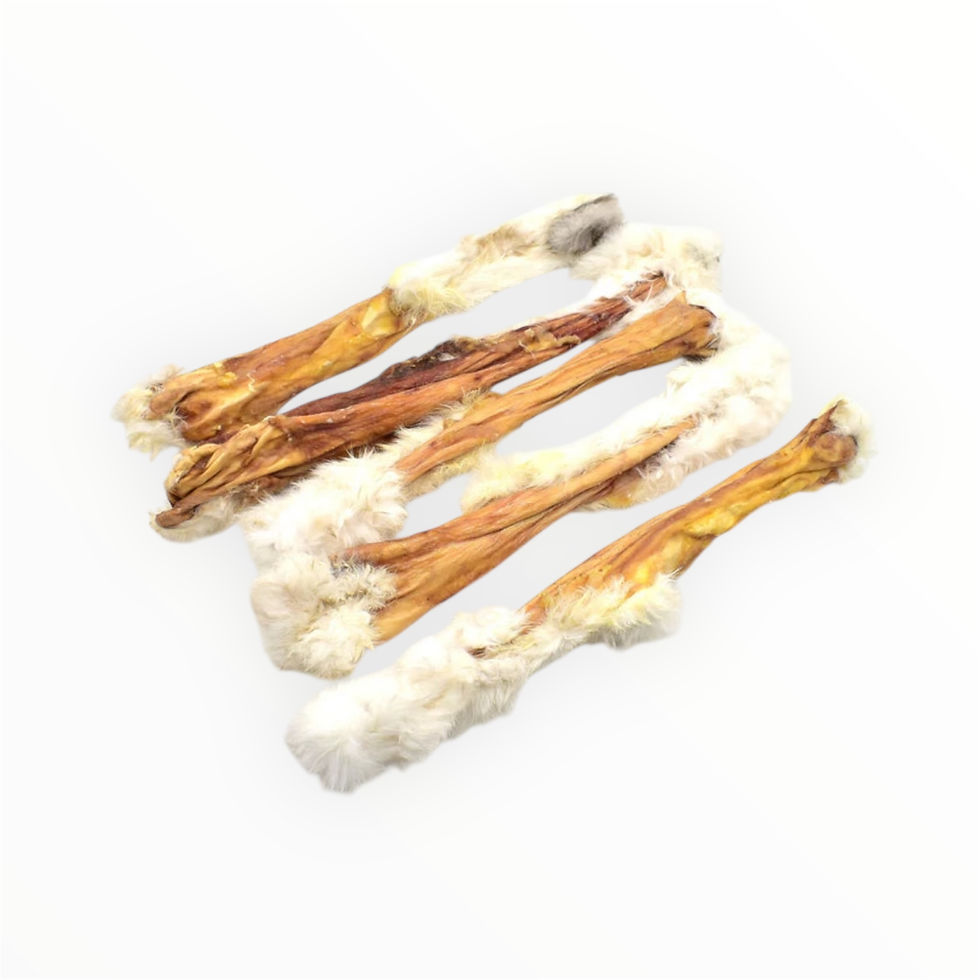 Peau de lapin avec fourrure