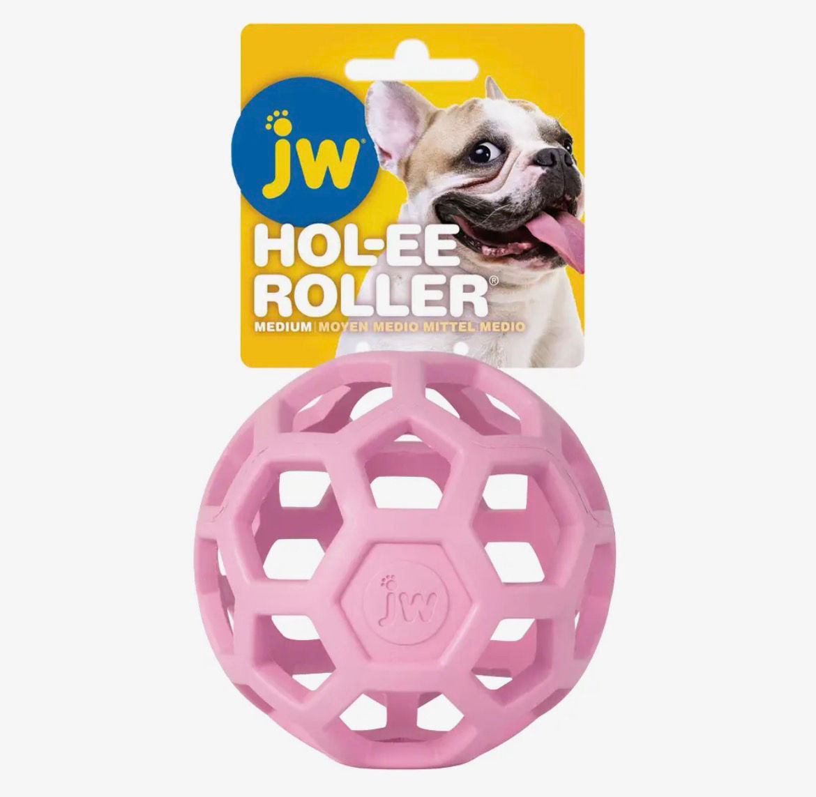 JW Hol-ee Roller moyen 11,5cm rose