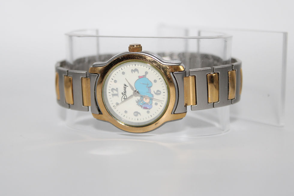 Thumbnail: Vintage Silver and Gold Tone Eeyore Disney Watch
