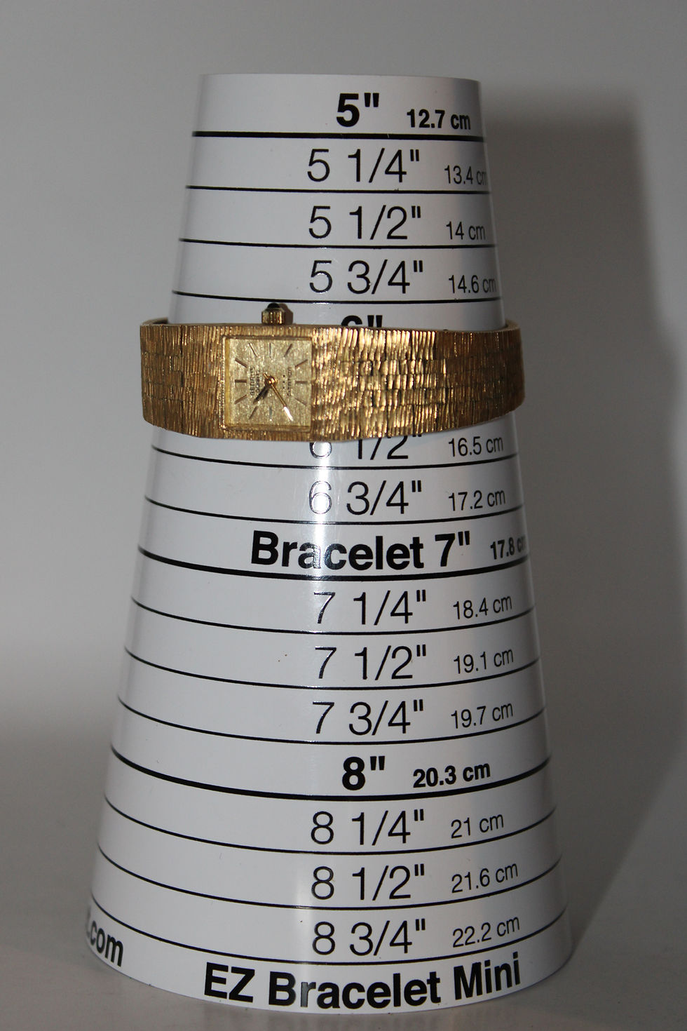 Thumbnail: Vintage Benrus Citation Gold Metal Watch Size 6 Black Dial