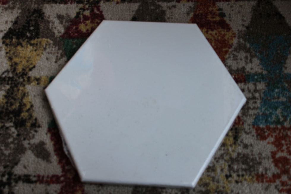 Thumbnail: Blank White Hexagon Canvas (2pc)
