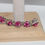 Thumbnail: Avon Pink Metal Rose Bracelet 7" Size