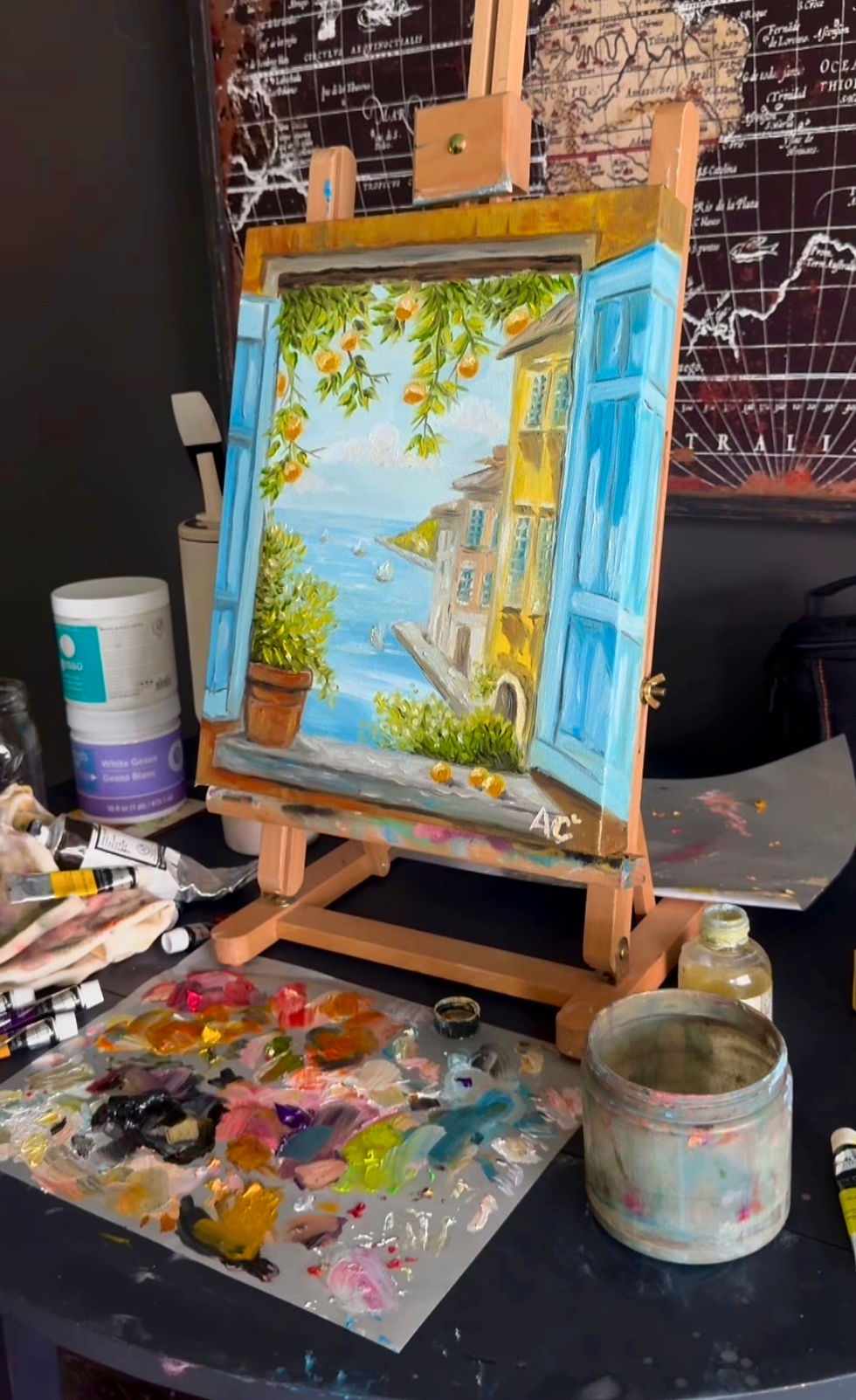Thumbnail: Recreation of “Mediterranean Window View"