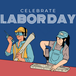 two people working celebrate labor day