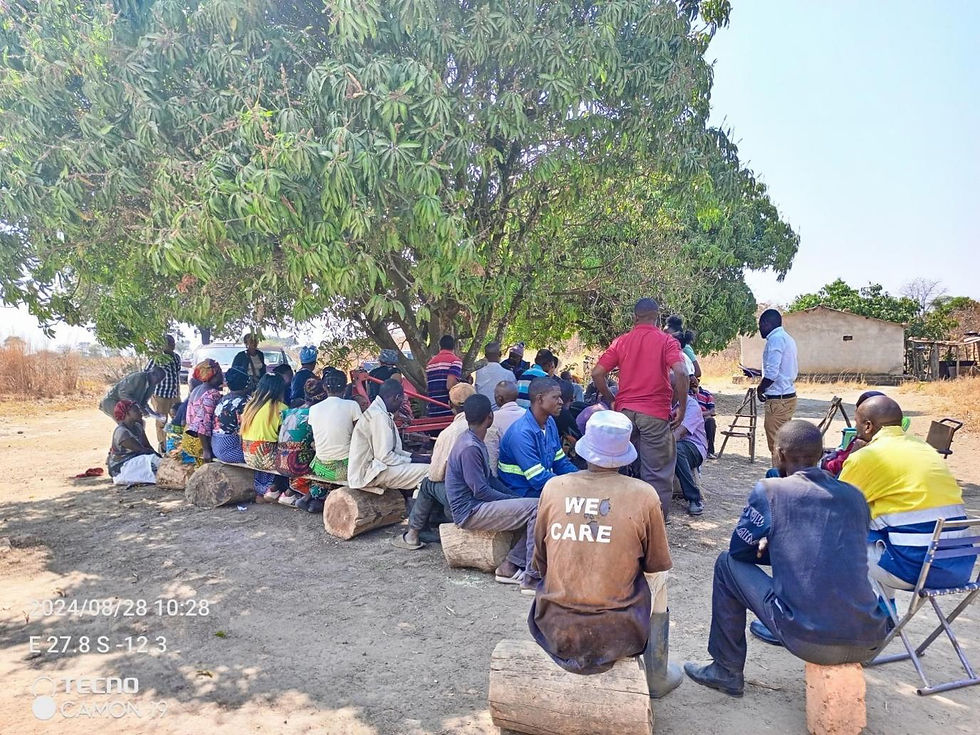 Community Engagement in Mingomba, Chililabombwe