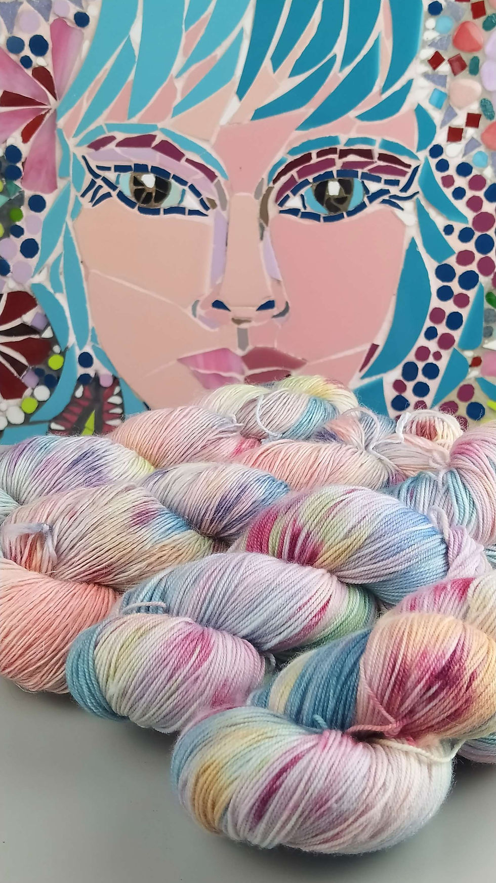 Miniature : Fleurs de Rêve  Mérinos/Nylon bio