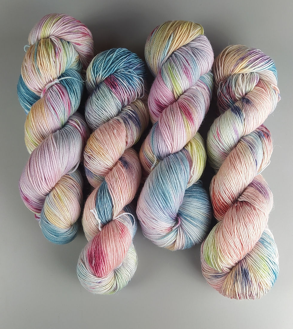 Miniature : Fleurs de Rêve  Mérinos/Nylon bio