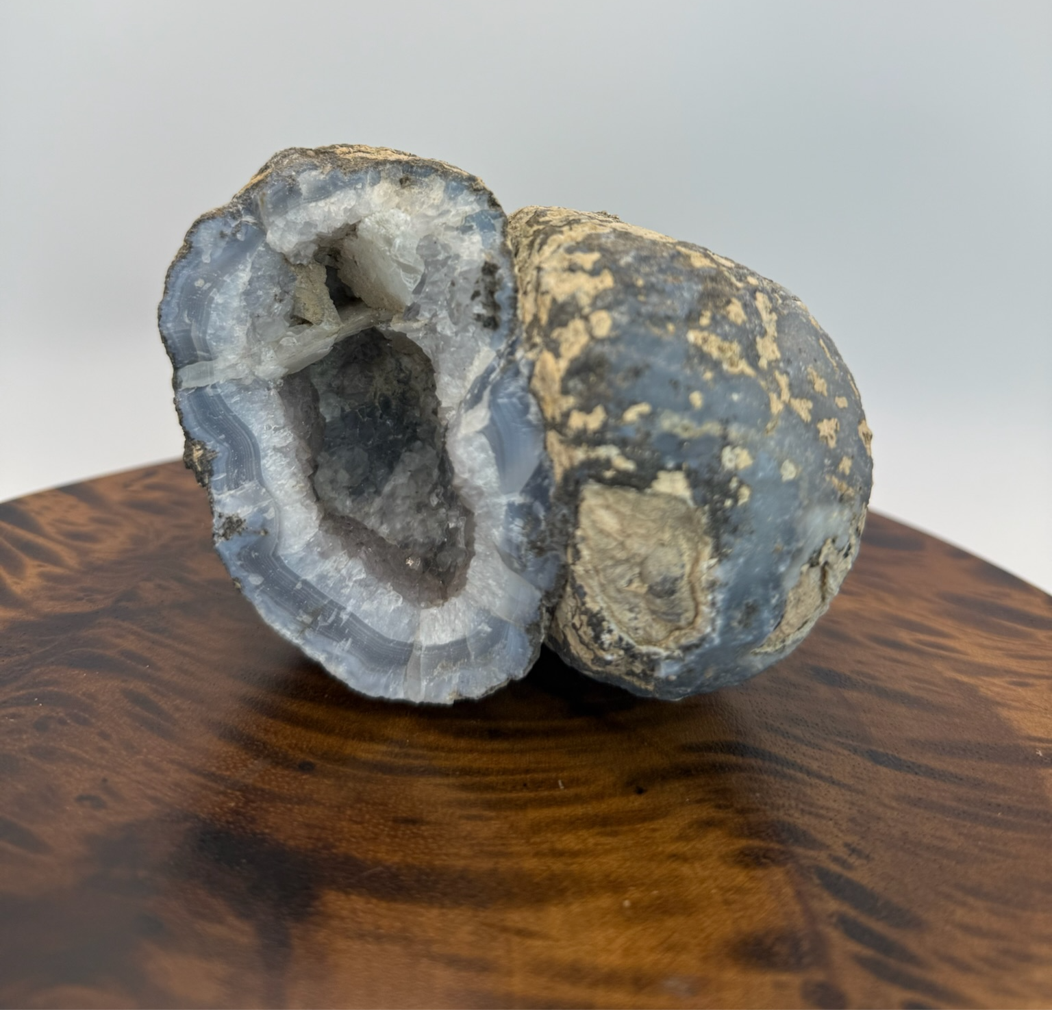 Blue Agate Geode