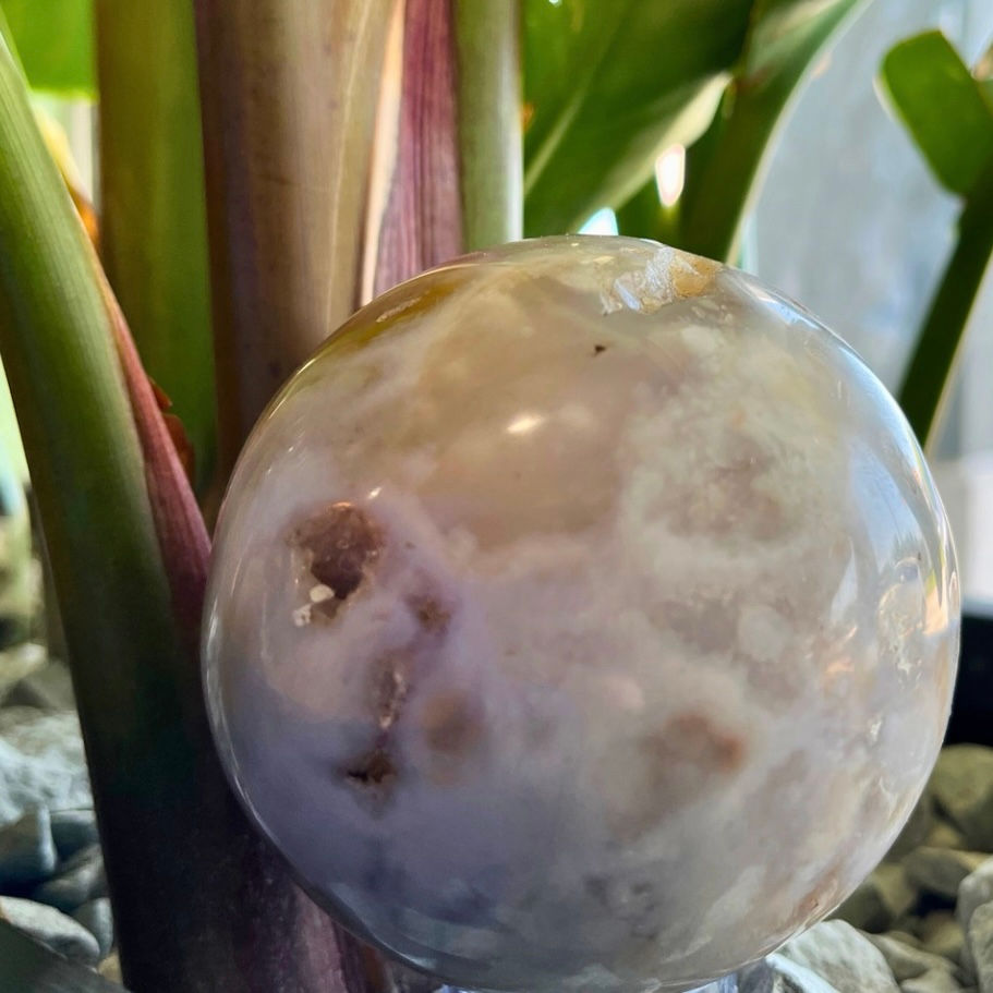 Thumbnail: Flower Agate Sphere 