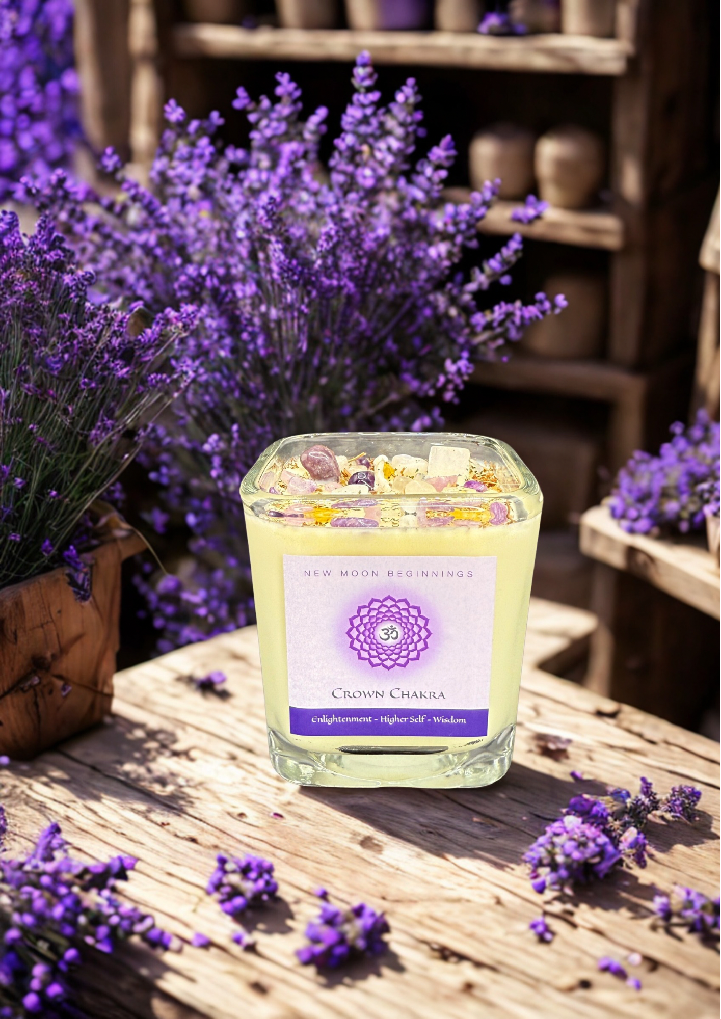 Seven Chackra Candles - Crown