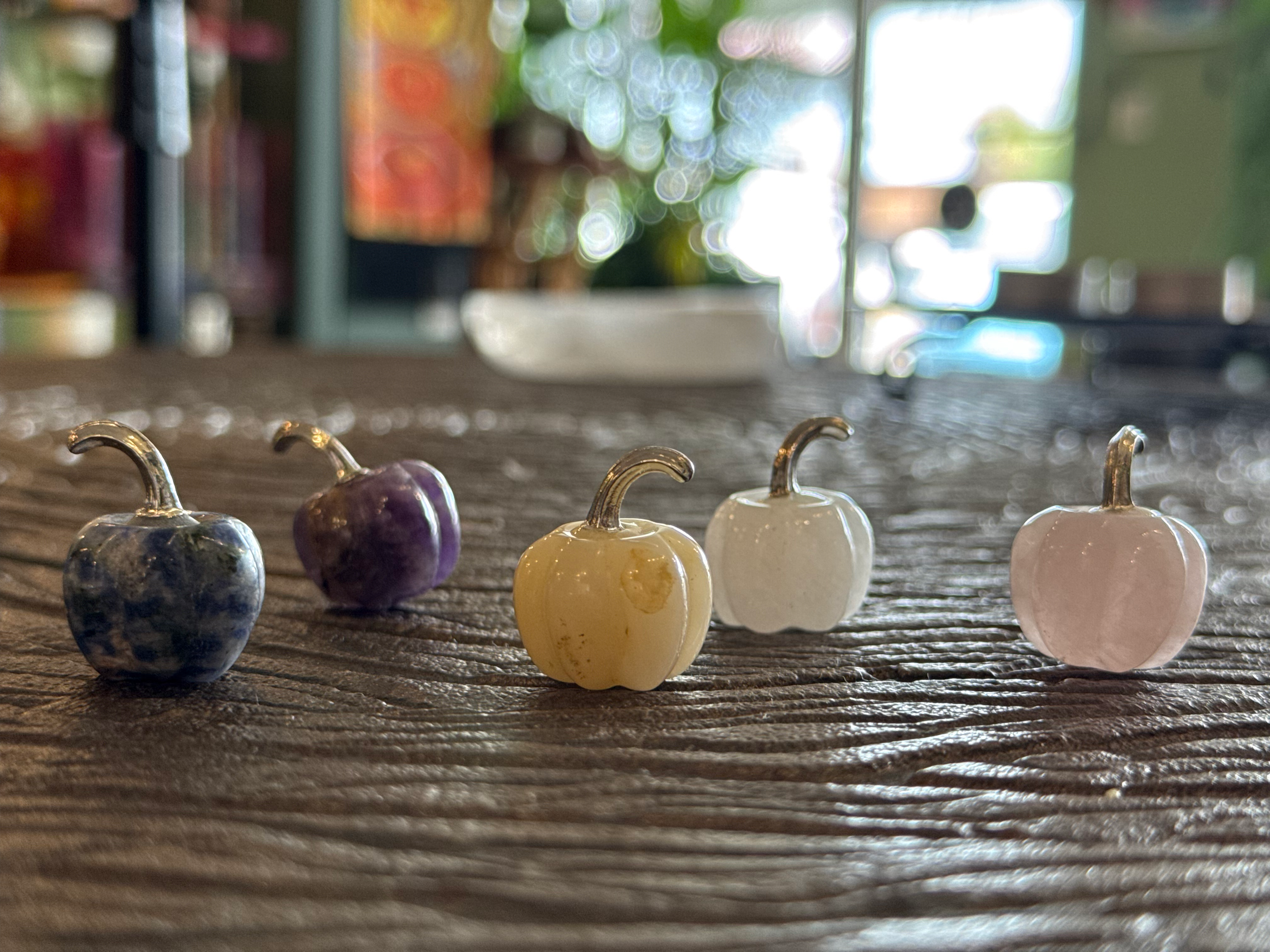 Mini Pumpkin Carved Crystal