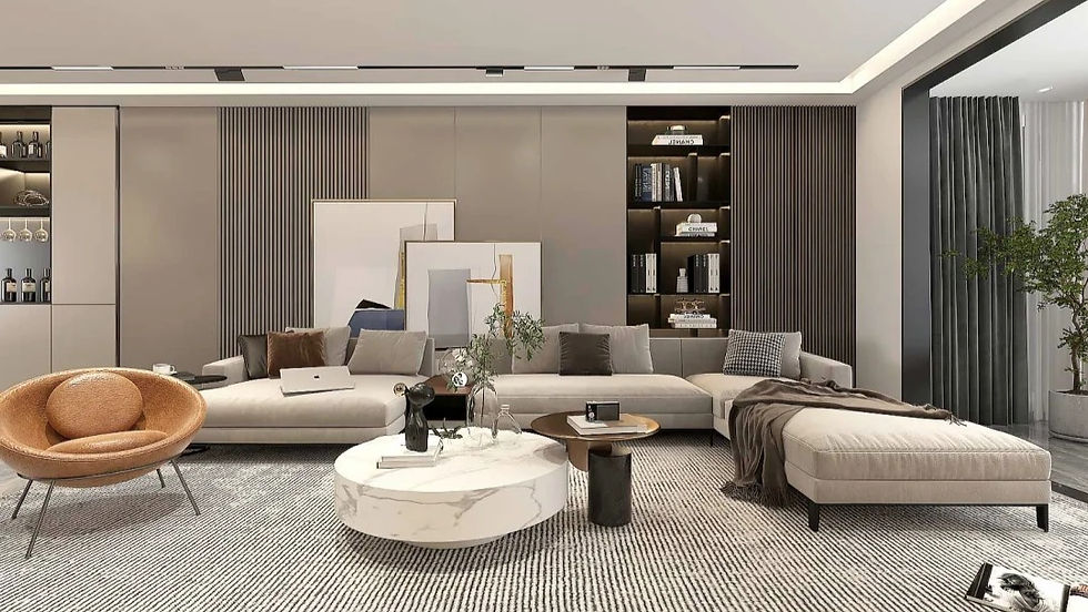 打造150m2效果棒棒的现代轻奢风,太好看啦!