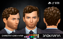 Christian Grey Hair by BADKARMA