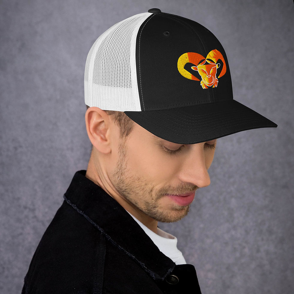 Thumbnail: The Aries Unisex 0.03 Trucker Cap by FAHAD