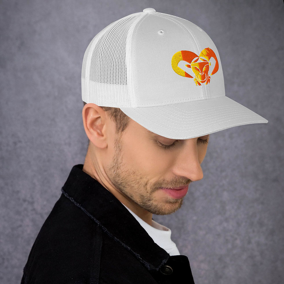 Thumbnail: The Aries Unisex 0.03 Trucker Cap by FAHAD