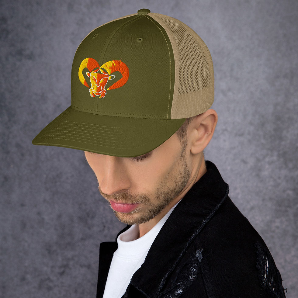 Thumbnail: The Aries Unisex 0.03 Trucker Cap by FAHAD