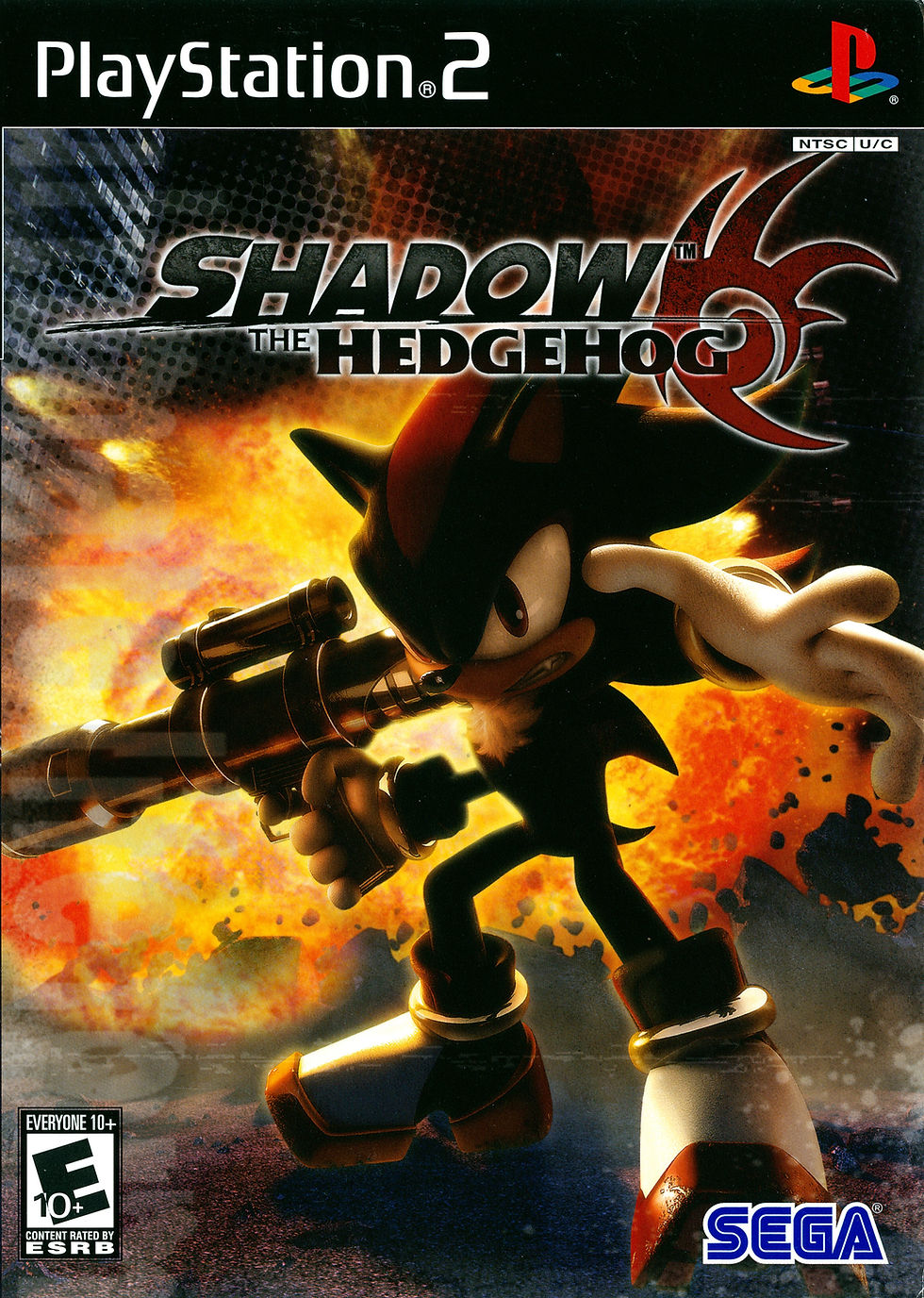 Shadow The Hedgehog - Game Box Front