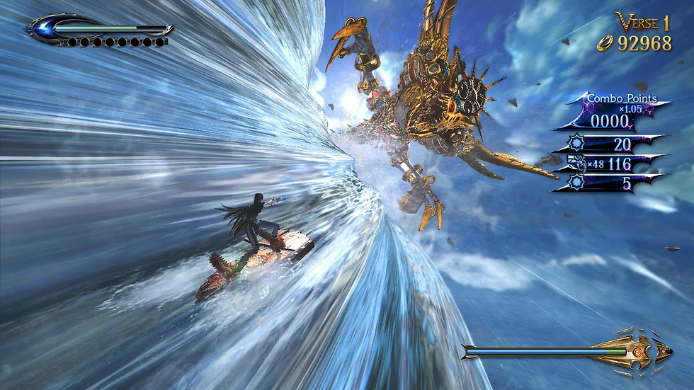 Screenshot of Gameplay from Bayonetta 2