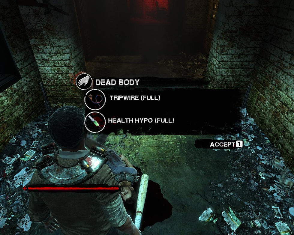 Screenshot taken from Saw gameplay