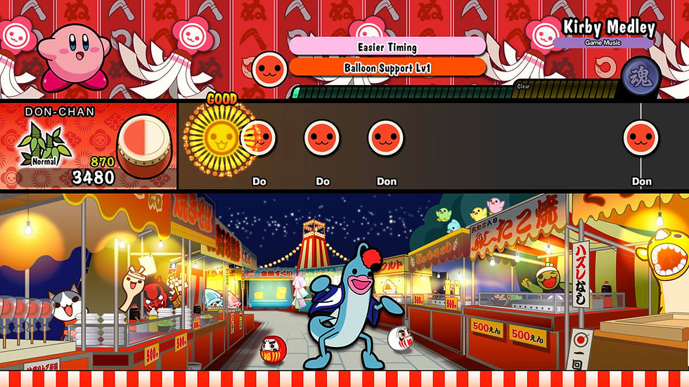 Taiko no Tatsujin Gameplay