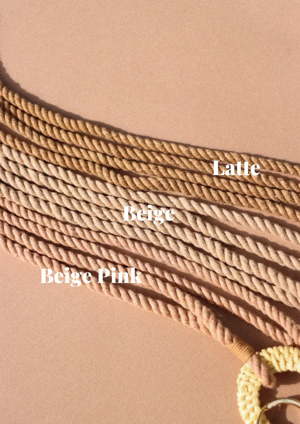 Thumbnail: Rattan Keychain Lanyards - Macrame Lanyard - Boho Lanyard