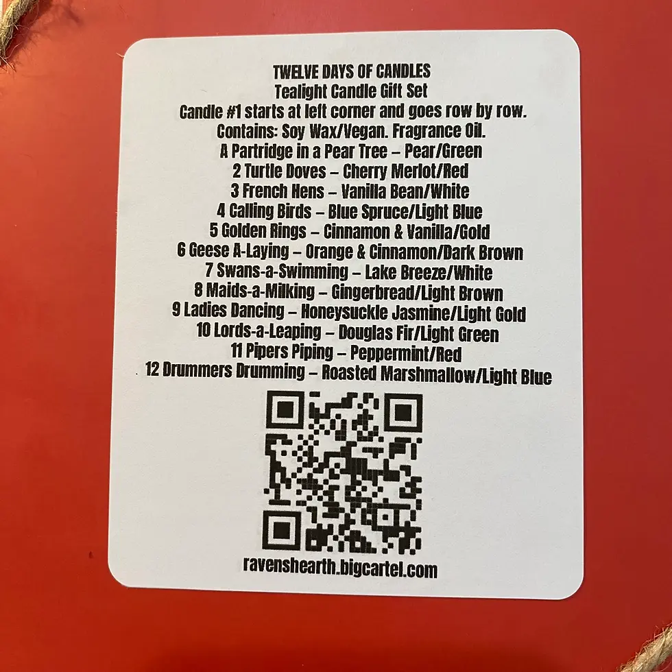 Thumbnail: Christmas Tealight Gift Set | 12 Days of Candles