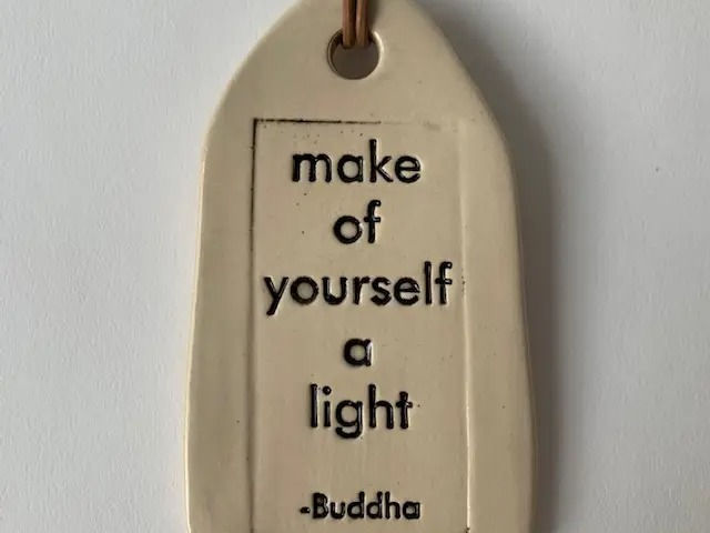 Thumbnail: Ceramic Quote Tag