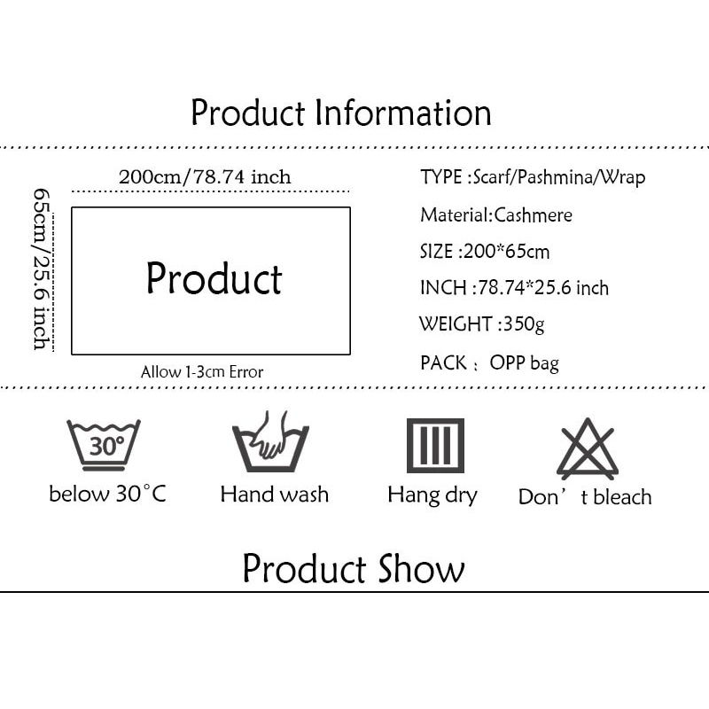Thumbnail: 2 Tone Pashmina Feel Winter Scarf | Shawl