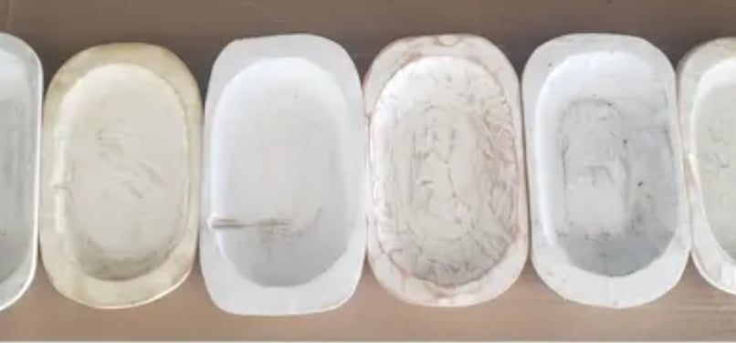 Thumbnail: Whitewashed Dough Bowls ~ Small