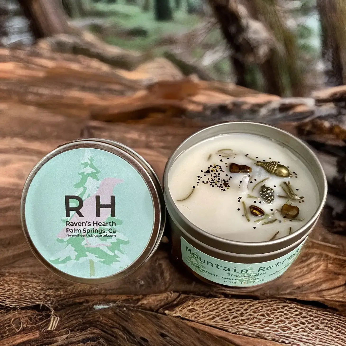 Mountain Retreat Candle Soy/Vegan Hand-Poured