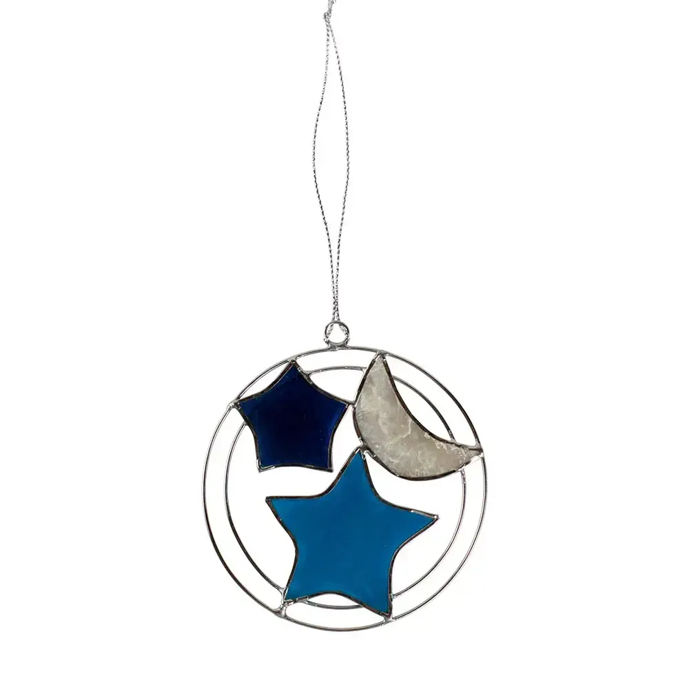 Starry Night Capiz Ornament
